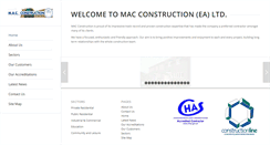 Desktop Screenshot of mac-construction.co.uk