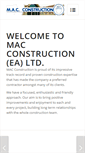 Mobile Screenshot of mac-construction.co.uk